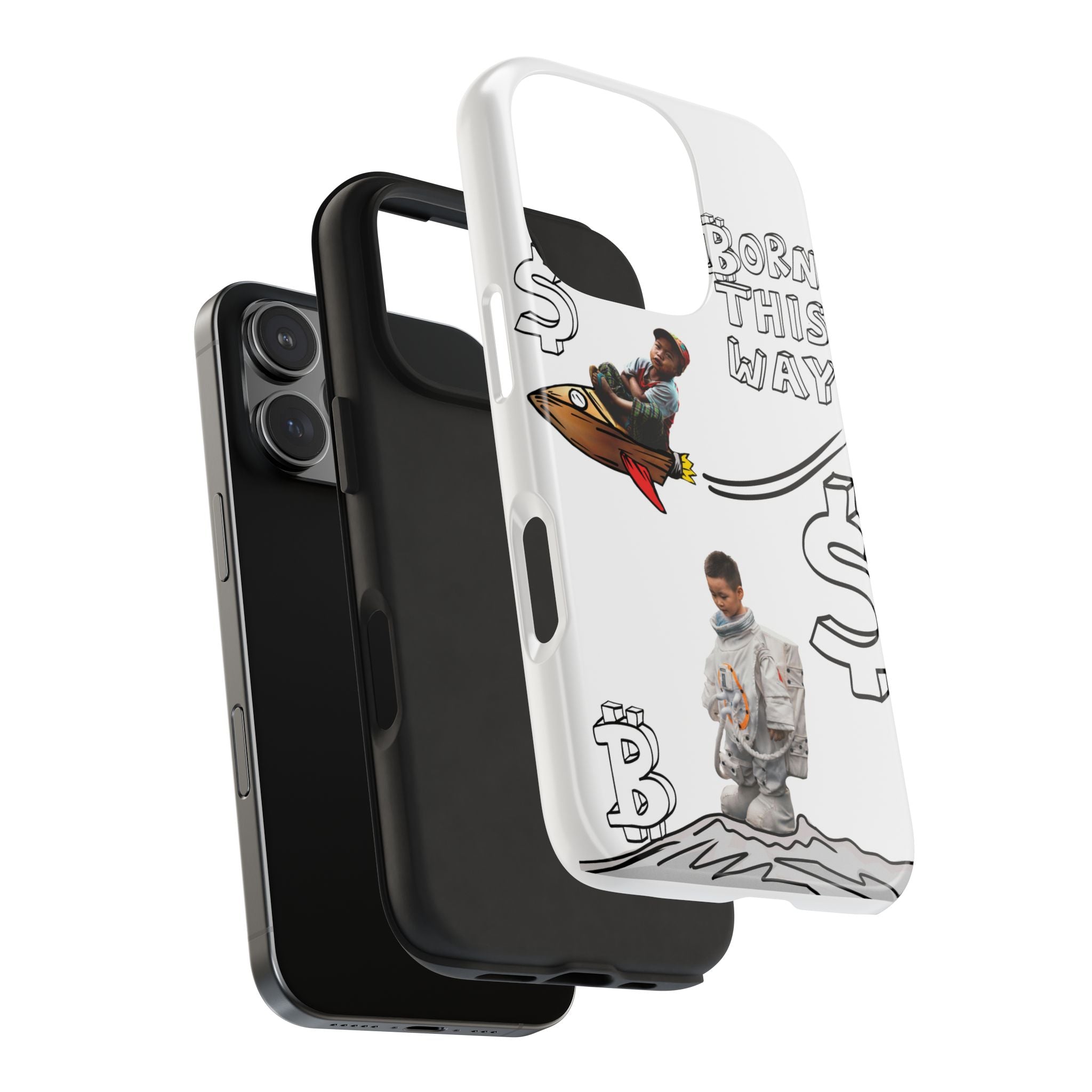 Born This Way Phone Case — "Crypt Apparel" Crypto Protective Case