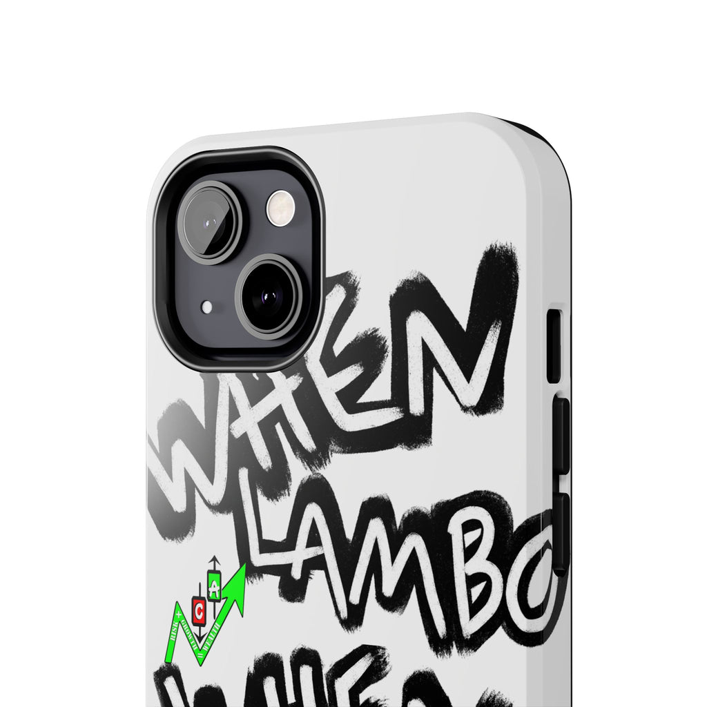 When Lambo Art Phone Case — Crypto Meme Tough Phone Case