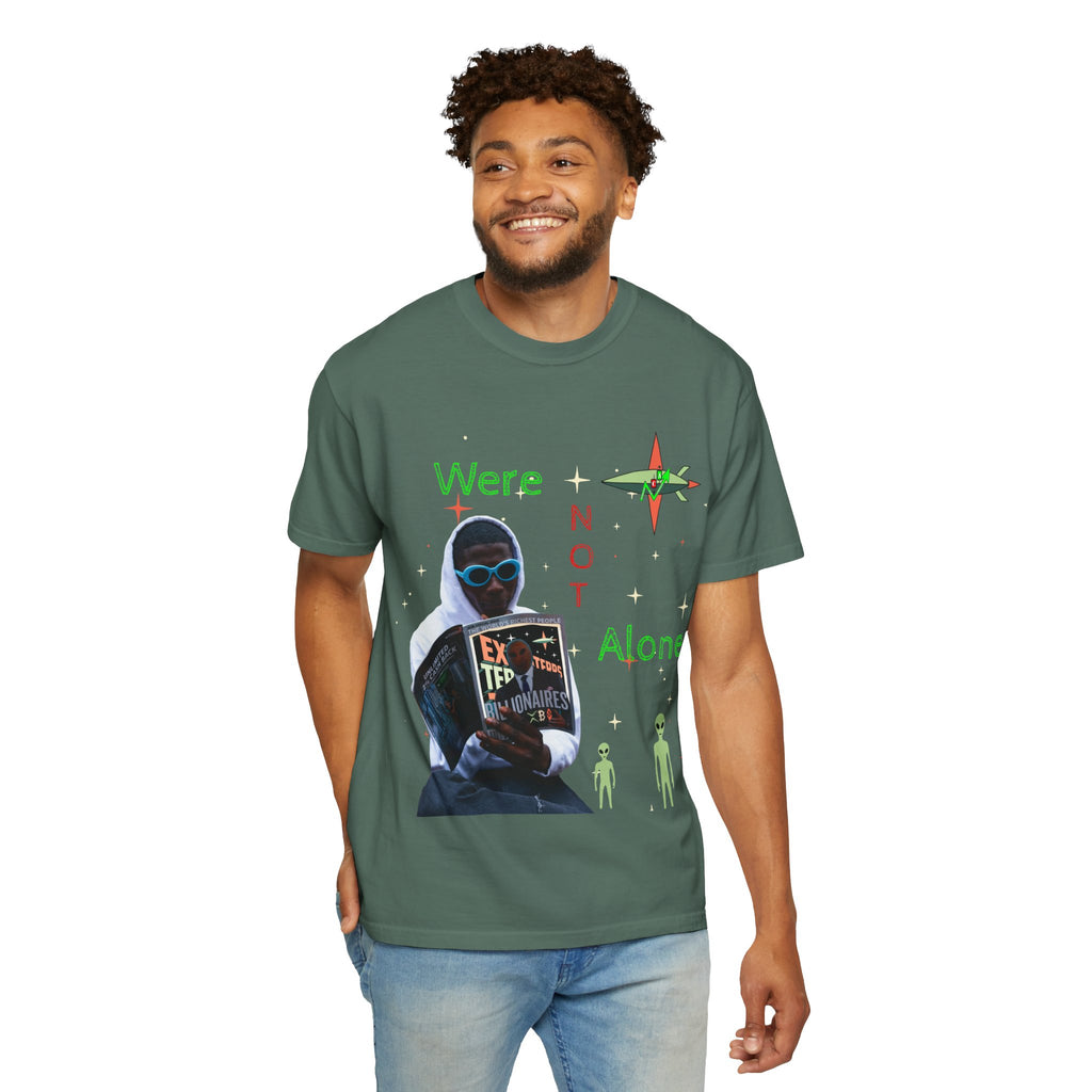 Extraterrestrial Traders Crypto T-Shirt — "We're Not Alone" Alien Graphic Tee