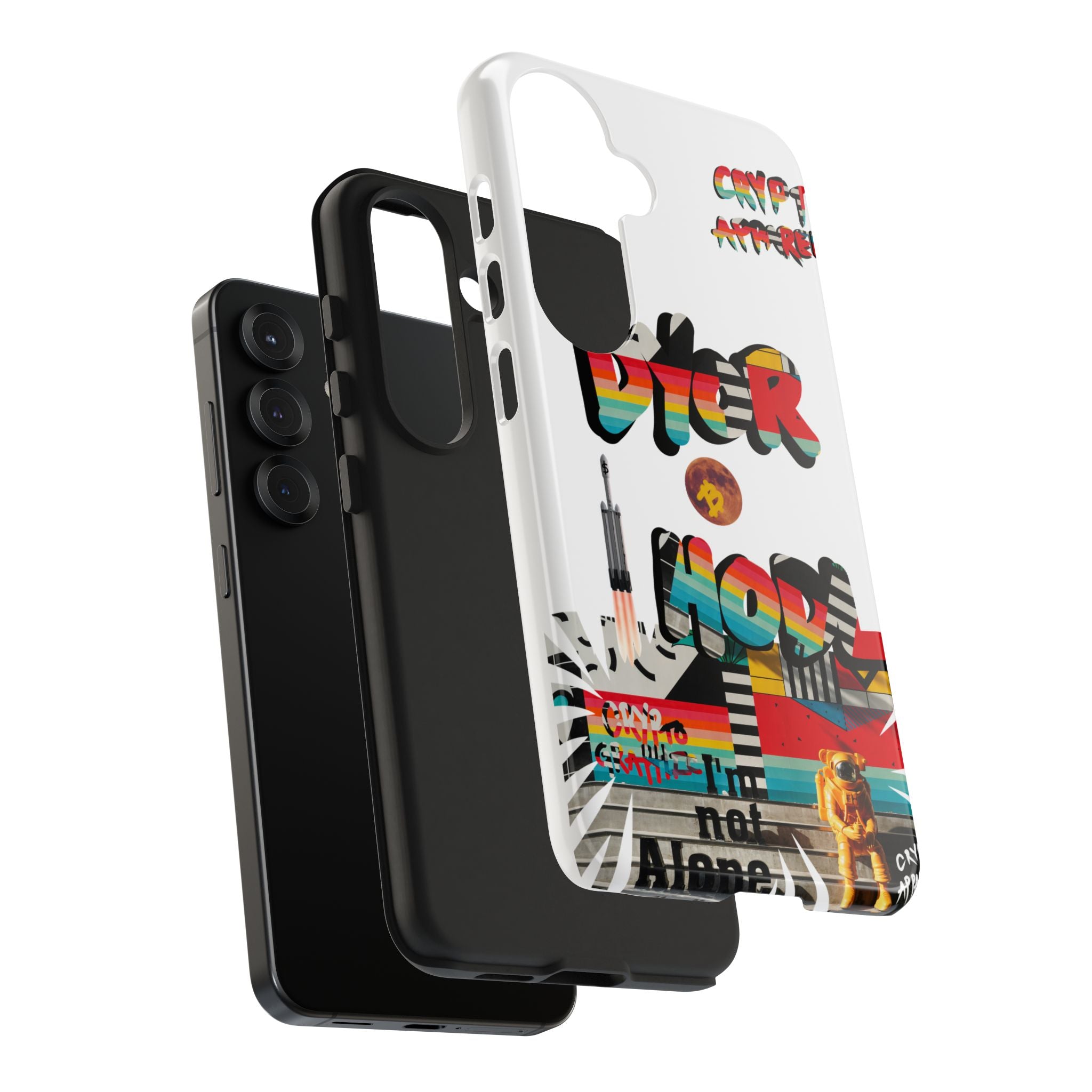 Urban Jungle Tough Phone Case — Crypt Apparel Collage Protective Cover