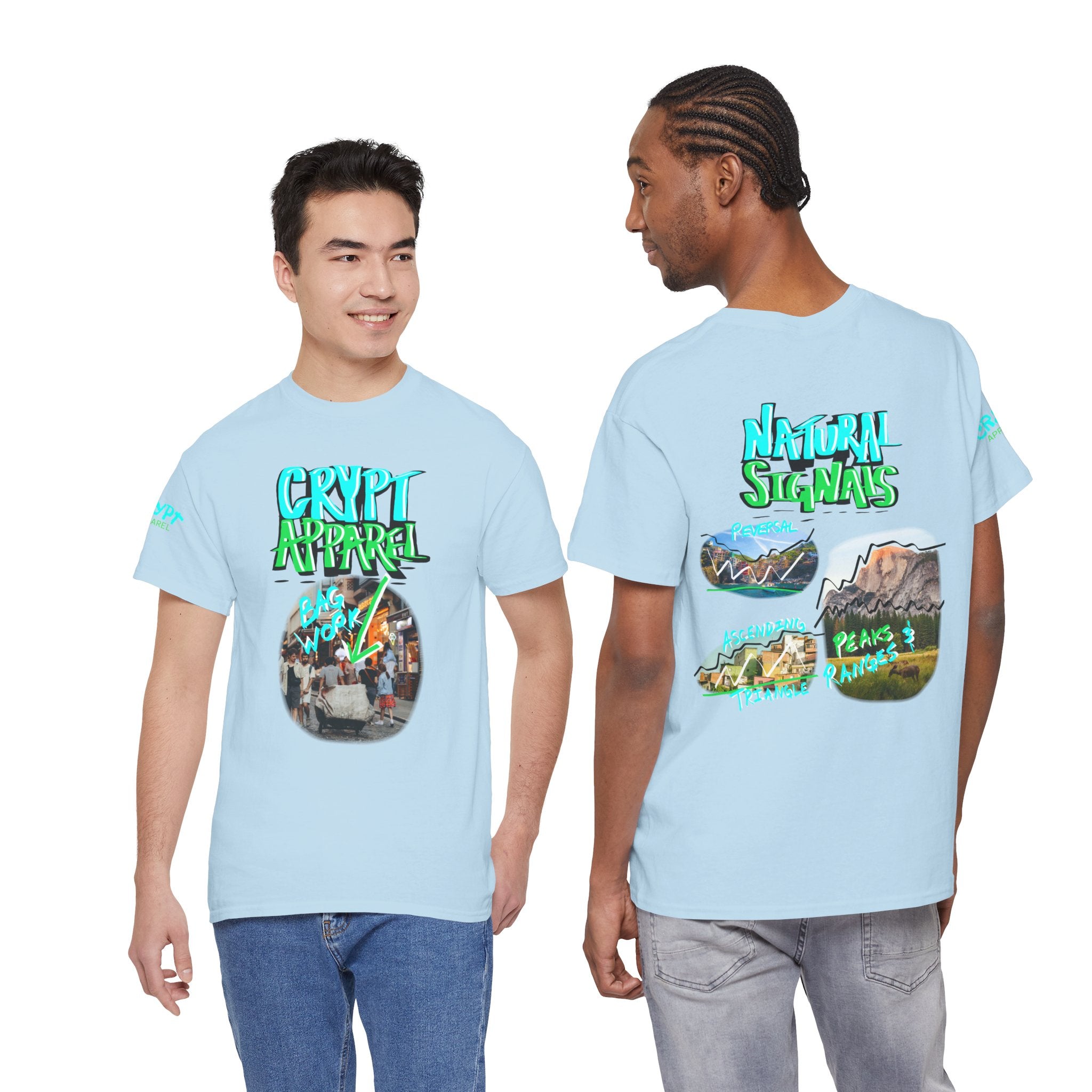 Natural Signals Graphic Tee — "Crypt Apparel" & "Nature Signals" Streetwear T‑Shirt