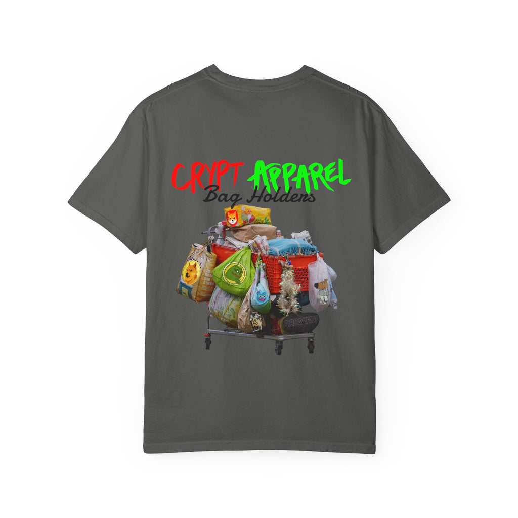 Bag Holders Crypto T-Shirt — 'Crypt Apparel' Graphic Tee