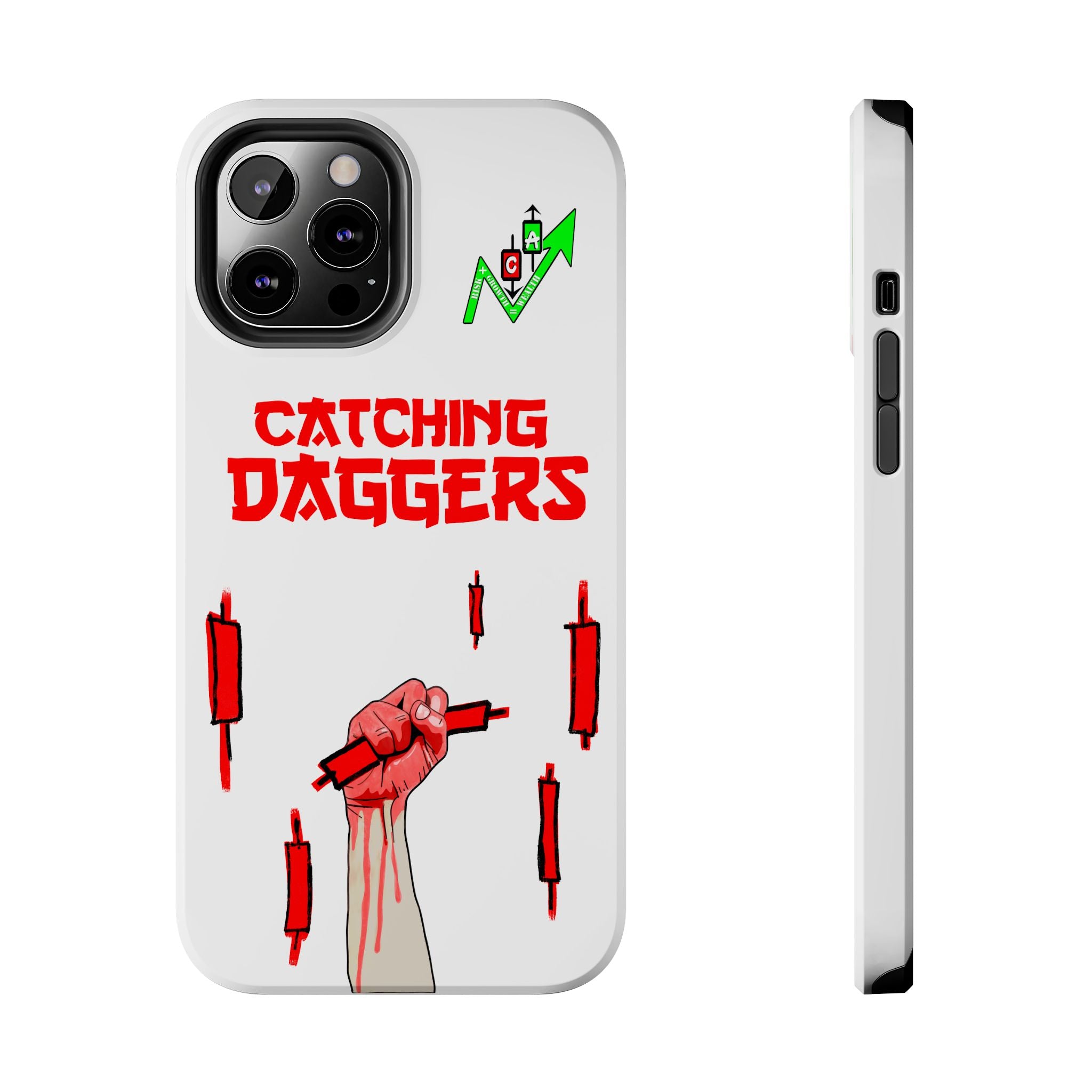Catching Daggers Tough Phone Case — Crypt Apparel Graphic Protective Cover