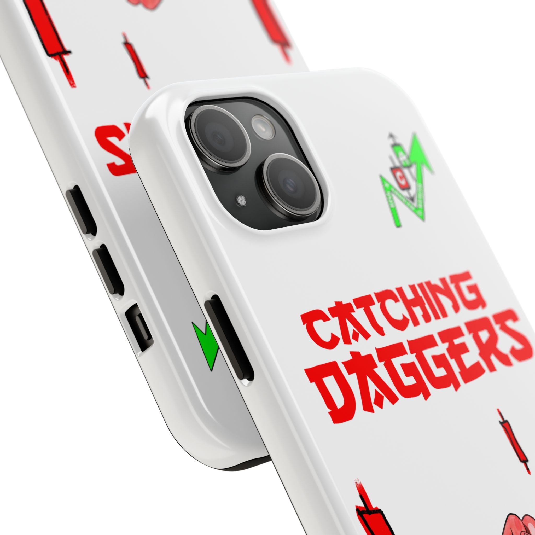 Catching Daggers Tough Phone Case — Crypt Apparel Graphic Protective Cover