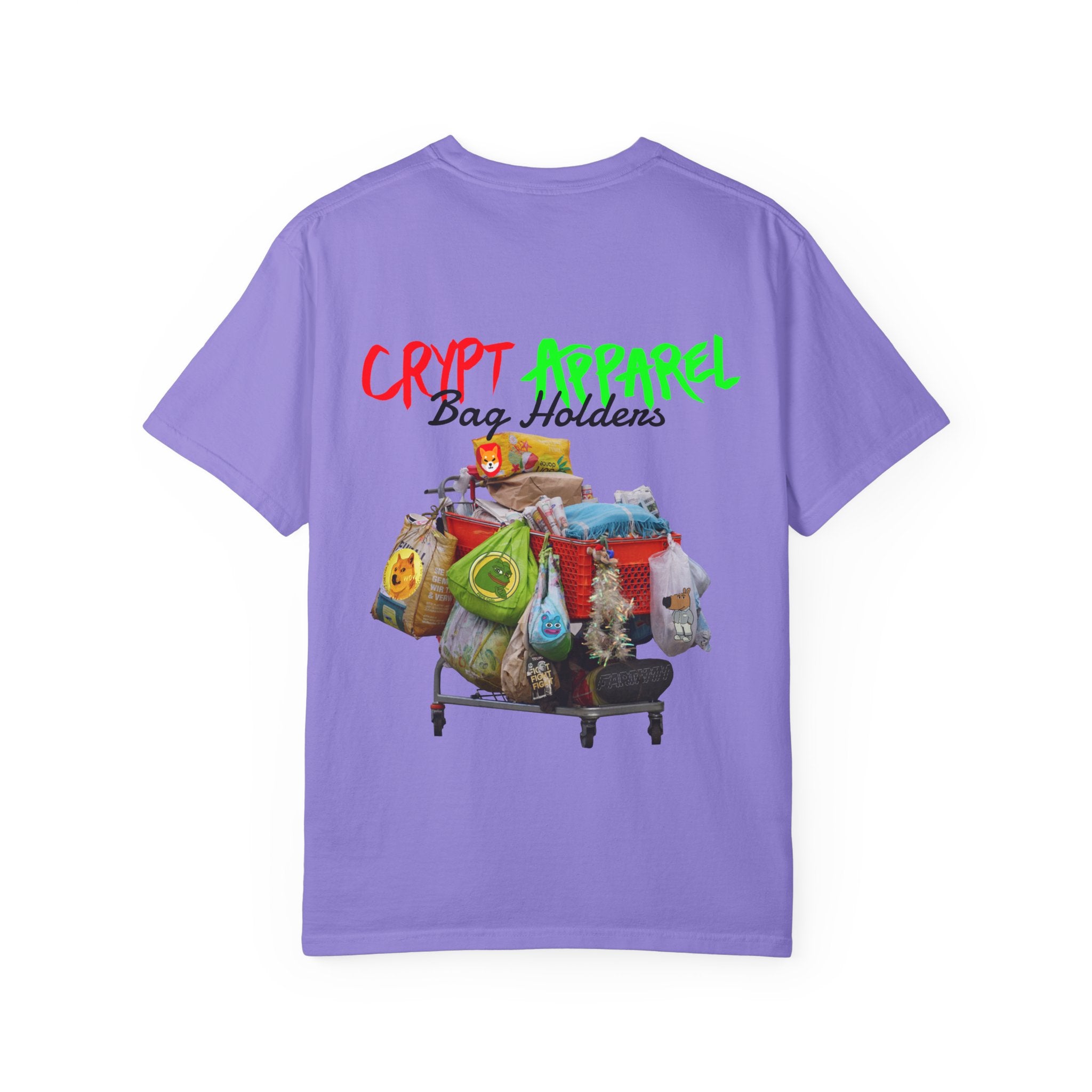 Bag Holders Crypto T-Shirt — 'Crypt Apparel' Graphic Tee
