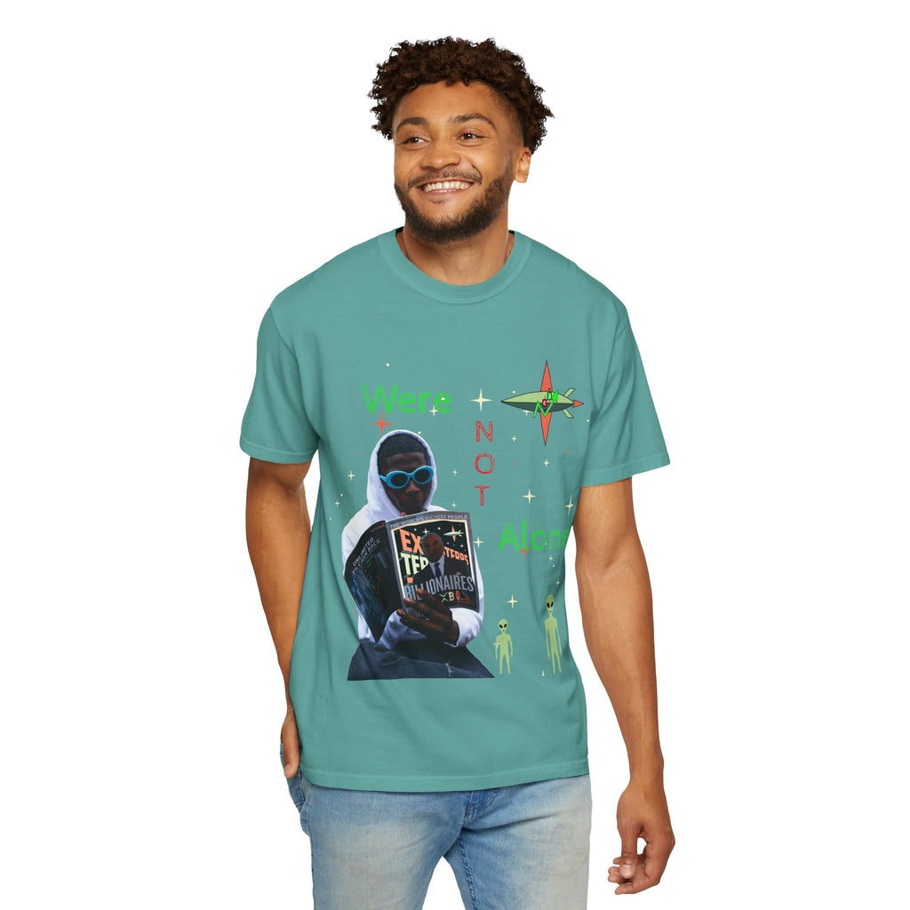 Extraterrestrial Traders Crypto T-Shirt — "We're Not Alone" Alien Graphic Tee