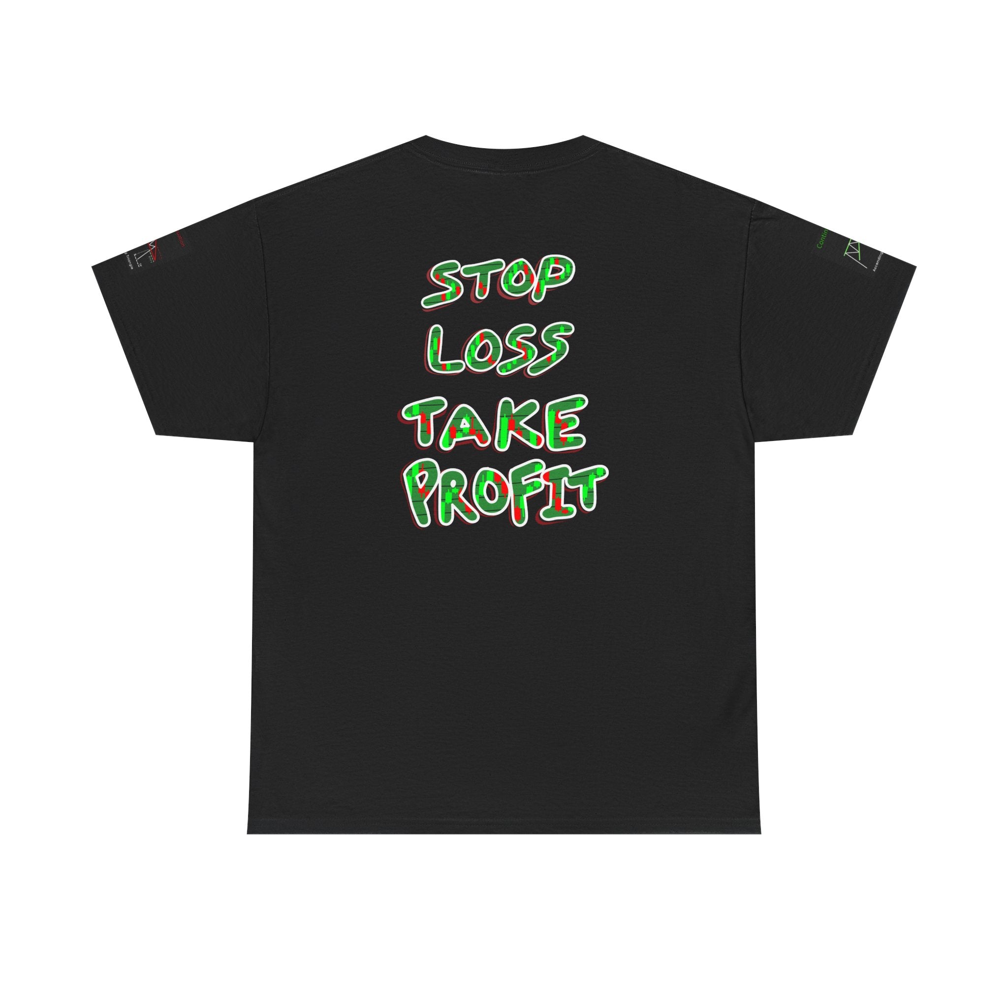 Charted Tee — "Crypt Apparel" Trading Chart Shirt