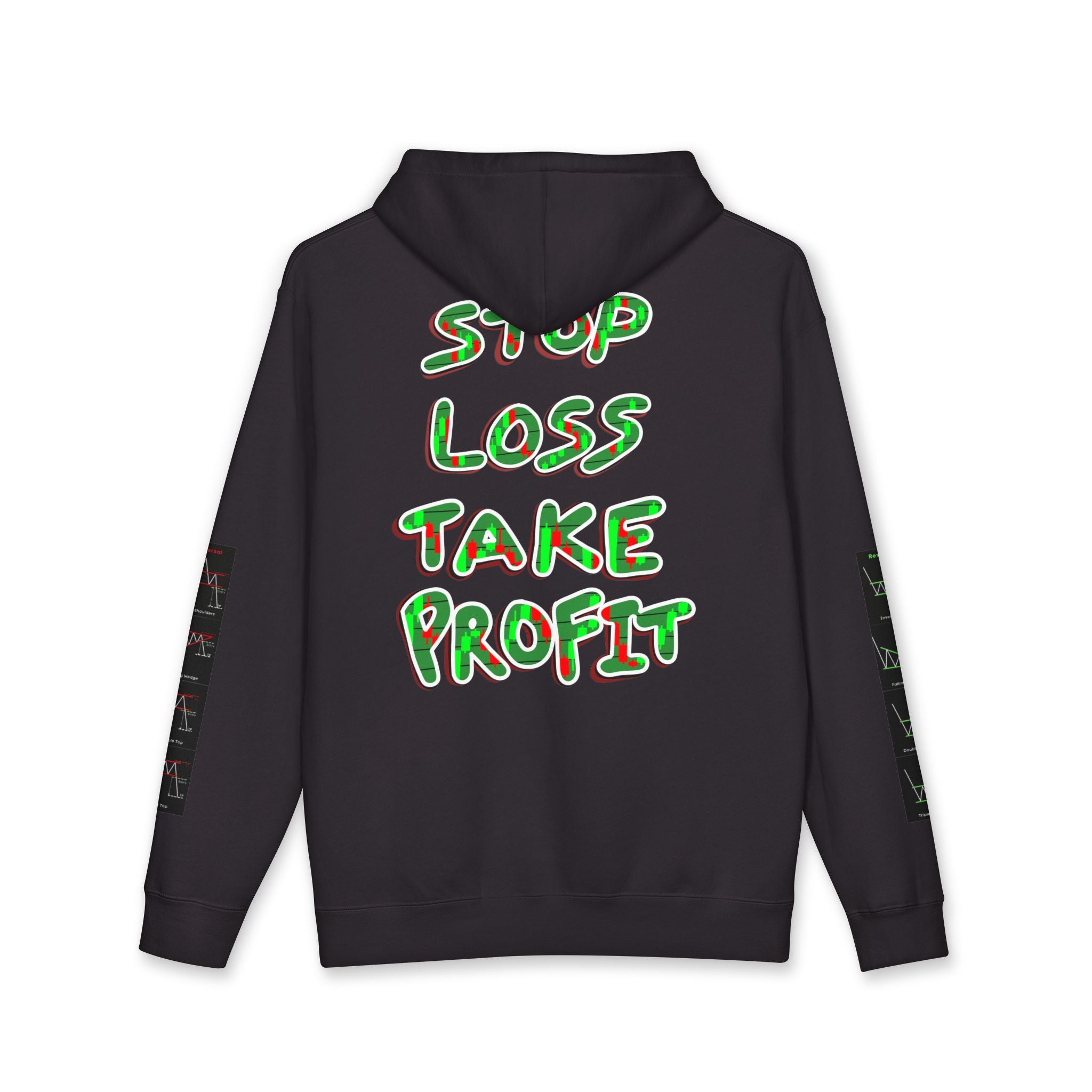 Charted Crypto Hoodie — "Crypt Apparel" Trading Hoodie