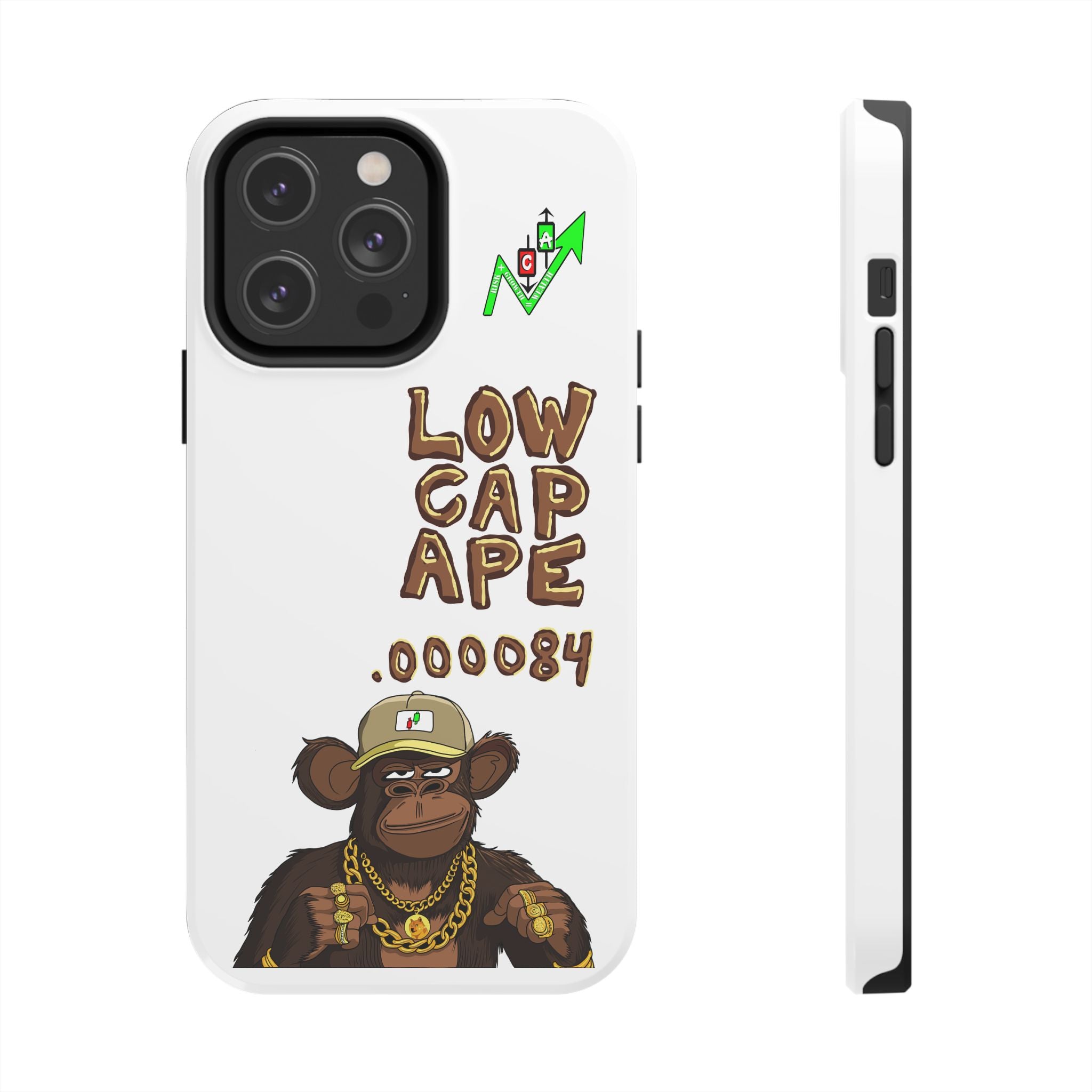 Low Cap Ape Phone Case — Crypto Ape Tough Phone Cover